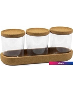 Набор аксессуаров для ванной Korely AC 69000000 (прозрачный) Berossi