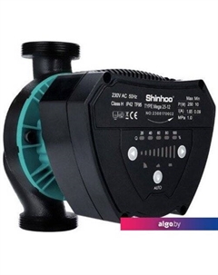 Циркуляционный насос Mega 25-8 (с гайками) Shinhoo