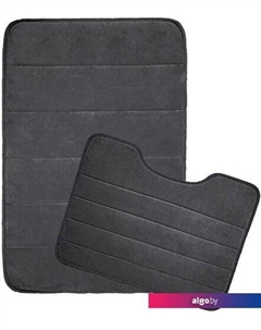 Набор ковриков Велюр 7174 (черный) Вилина