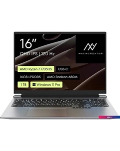 Ноутбук Machcreator Vision L16 SE Grey JJ00G500HRU