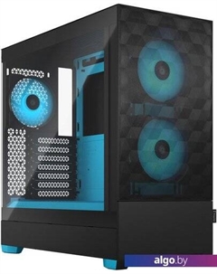 Корпус Pop Air RGB Cyan Core TG Clear Tint FD-C-POR1A-02 Fractal design