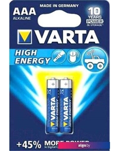 Батарейка Energy LR03 AAA Alkaline 4008496771226 2 шт Varta