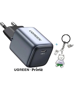 Сетевое зарядное CD318 90664 + брендированный брелок Ugreen