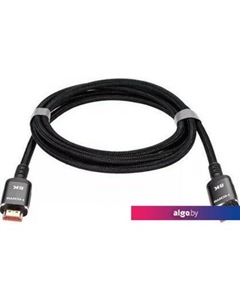 Кабель ACG859B-2 HDMI - HDMI (2 м, черный) Iopen