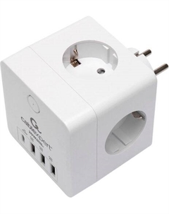 Сетевой фильтр CUBE-4-СU3-W Cablexpert