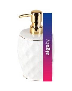 Дозатор для жидкого мыла Zen D-20190 (белый/золотистый) Primanova