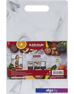 Разделочная доска Marble White ABX141 Attribute