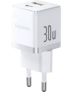 Сетевое зарядное Palm Fast Charger C+U 30W EU P1011160A213-00 (белый) Baseus
