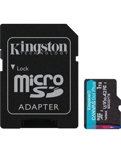 Карта памяти Canvas Go! Plus microSDXC 1TB (с адаптером) Kingston