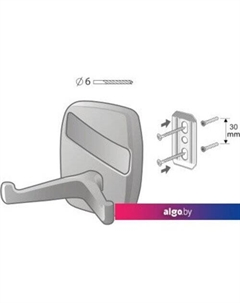 Крючок для ванны Oregon 79703 Bisk