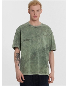 Футболка мужская серая с обработкой эйсид Mark formelle