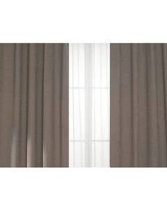 Комплект штор КронасМАрт Канвас 200x270 + Гардина лен 400x270 Кронасмарт