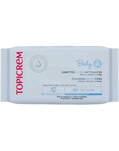 Влажные салфетки детские Topicrem Baby на водной основе