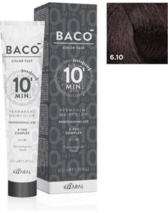 Крем-краска для волос Kaaral Baco Color Fast тон CF6.10