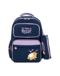 Школьный рюкзак Юнландия Complete. Bored Cat / 272055