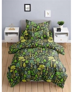 Комплект постельного белья Ночь нежна Считалочка 1.5сп 50x70 / 500444-1