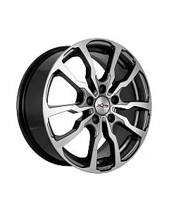 Литой диск X'trike X-117 16x6.5" 5x108мм DIA 67.1мм ET 43мм BKFP