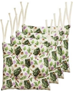 Подушка на стул MATEX Homely Листочки Зеленые / 67-856 Matex