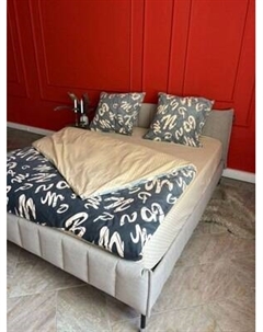 Комплект постельного белья Luxsonia 2сп с простыней на резинке Буквы / Ви22-0287/220