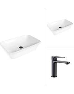 Умывальник со смесителем Lauter 21370 + Moon 21СК691BS