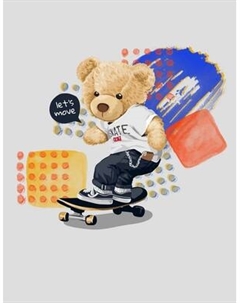 Фотообои листовые Citydecor Мишка Тедди 4