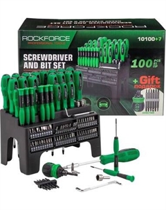 Набор отверток RockForce RF-10100+7 Rockforce