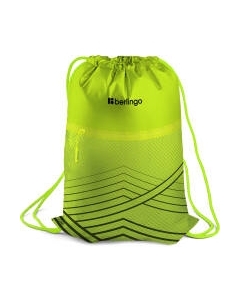 Мешок для обуви Berlingo Green geometry / MS230204