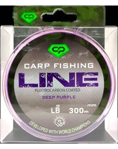 Леска флюорокарбоновая Carp Pro Fluorocarbon Coated Deep Purple 300м / CP5003-032 Carp pro