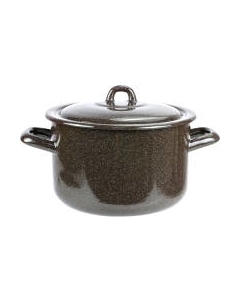 Кастрюля Лысьвенские эмали Коричневый рябчик С-16111/Рк