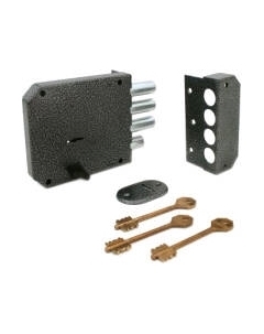 Замок накладной Симеко ЗН-2x3 3 ригеля с ЗД