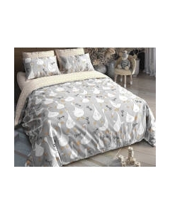 Комплект постельного белья LUXOR Тинейджер Гуси серые Luxor