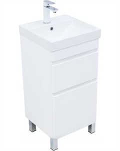 Тумба под умывальник Aquanet Слим 40 2ящ / 346040