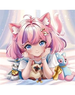 Набор алмазной вышивки Феникс+ Малышка в лучах / 70803 Feniks