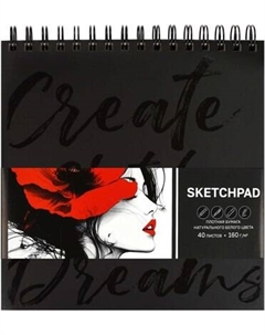 Скетчбук Феникс+ Девушка с маками / 70193 Feniks