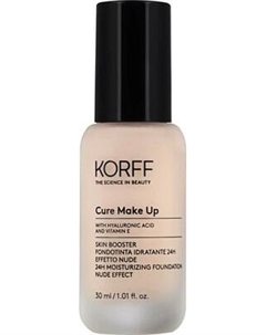 Тональный крем KORFF Cure Make Up Skin Booster 24h Moisturizing Nude Effect тон 02 Korff