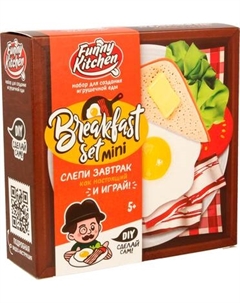Набор для лепки Slime Лаборатория Funny Kitchen Breakfast set mini / SS500-40243