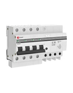 Дифференциальный автомат EKF PROxima АД-4 16А/30мА / DA4-16-30-pro Ekf