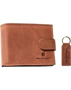 Портмоне Peterson С брелком для ключей / PTN SET-M-N003L-CHM