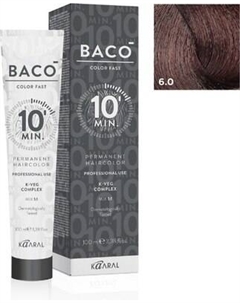 Крем-краска для волос Kaaral Baco Color Fast тон CF6.0