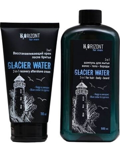 Набор косметики для тела и волос Vilsen H2Orizont Glaciar Water Шампунь+Бальзам п/бритья
