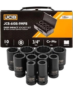 Набор головок слесарных JCB 6108-9MPB Jcb