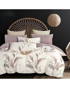 Комплект постельного белья Реноме 1.5сп Оливковая коллекция. Простыня на резинке УУ 6869