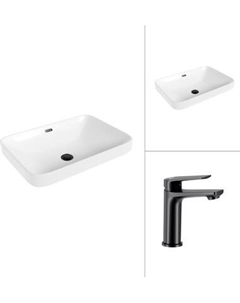 Умывальник со смесителем Lauter 21441B + Sky 21СК533BS