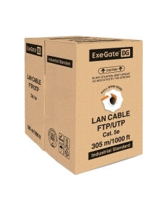 Кабель ExeGate UTP4-C5e-CCA-S24-IN-LSZH-OR-305 / EX256747RUS Exegate