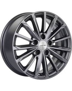 Литой диск Khomen KHW1611 Sonata 16x6.5" 5x114.3мм DIA 67.1мм ET 43мм Gray