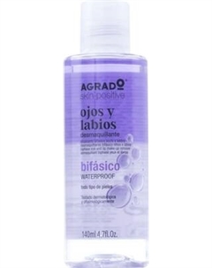 Лосьон для снятия макияжа Agrado Biphase eye and lip make-up remover