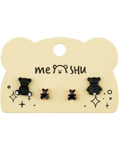 Комплект сережек Meshu Bears / MS_60694