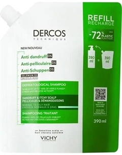Шампунь для волос Vichy Dercos Против перхоти и себореи д/жирной кожи гол. Сменный блок