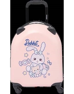 Чемодан на колесах Ecotope Заяц / 324-E-1-16-PNK