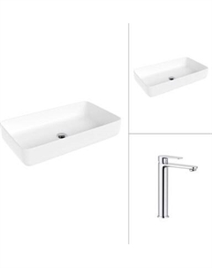 Умывальник со смесителем Lauter 21487-60 + Moon 21СK81691C